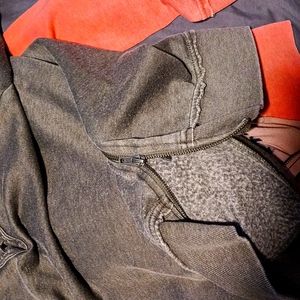 Hoodie with side zippers